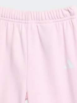 adidas Pink Essentials Adiraptor French Terry Infant Kids Joggers Set