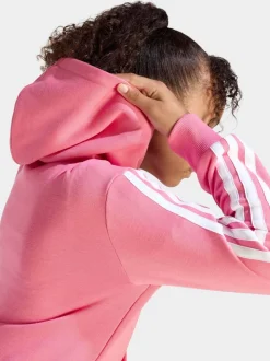 adidas Pink Essentials Full Zip Hoodie