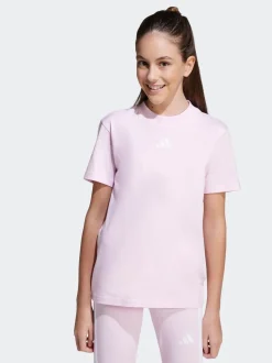 adidas Pink Essentials Kids T-Shirt