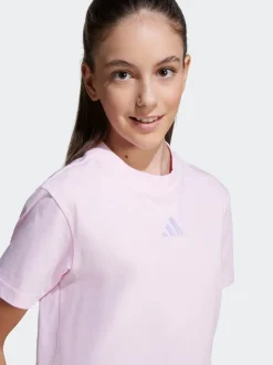 adidas Pink Essentials Kids T-Shirt