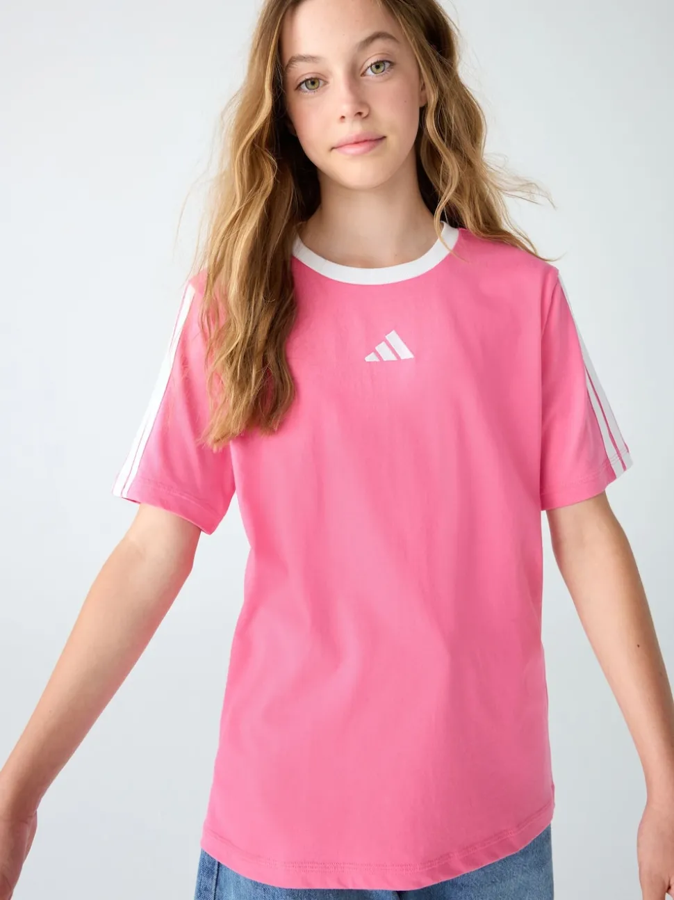 adidas Pink Essentials Kids T-Shirt