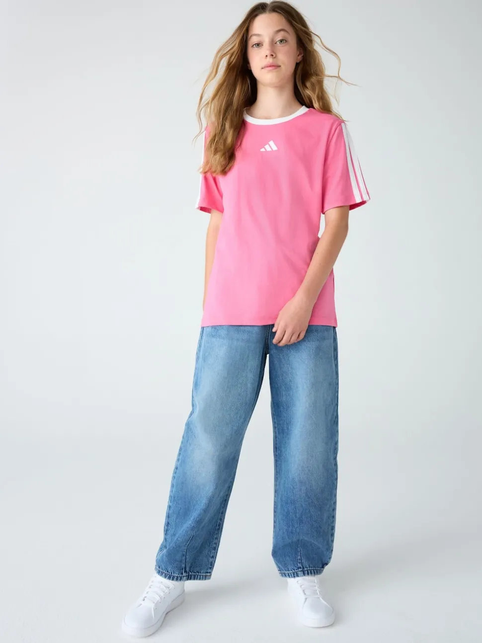 adidas Pink Essentials Kids T-Shirt