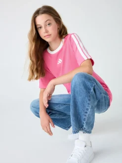 adidas Pink Essentials Kids T-Shirt