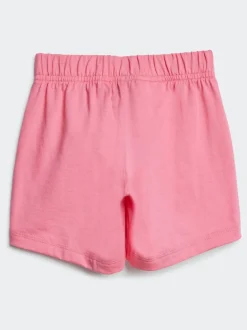 adidas Pink Essentials T-Shirt and Shorts Set Infant Kids