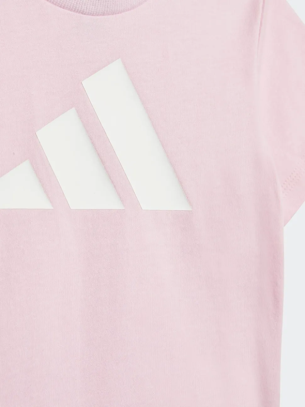 adidas Pink Essentials T-Shirt and Shorts Set Infant Kids