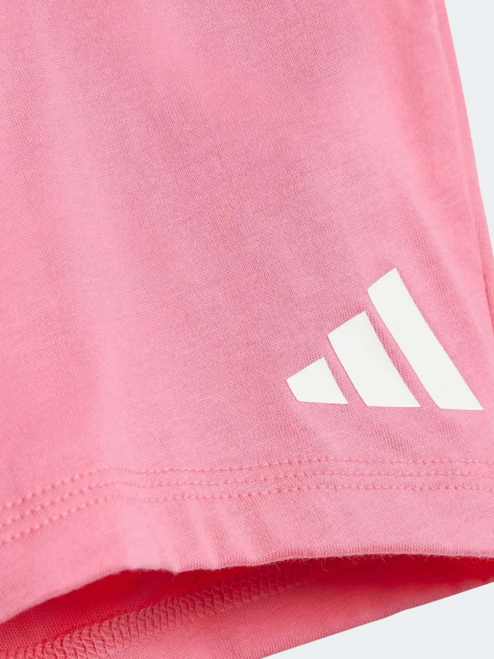 adidas Pink Essentials T-Shirt and Shorts Set Infant Kids