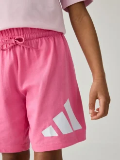 adidas Pink Essentials T-Shirt Set Little Kids