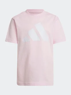 adidas Pink Essentials T-Shirt Set Little Kids