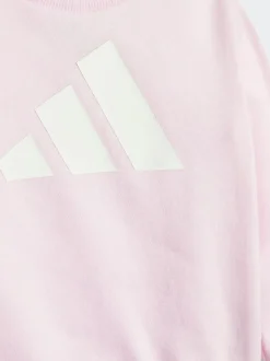 adidas Pink Light Essentials Infant Kids Sweatshirt and Joggers Set