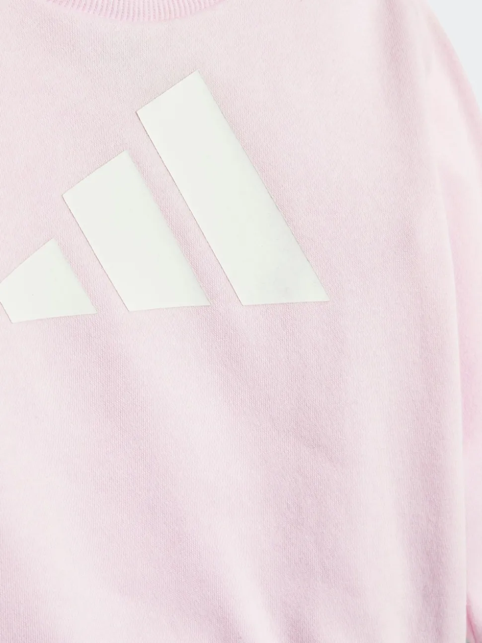 adidas Pink Light Essentials Infant Kids Sweatshirt and Joggers Set