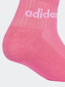 adidas Pink/Lilac Linear Ankle 5 Packs Socks