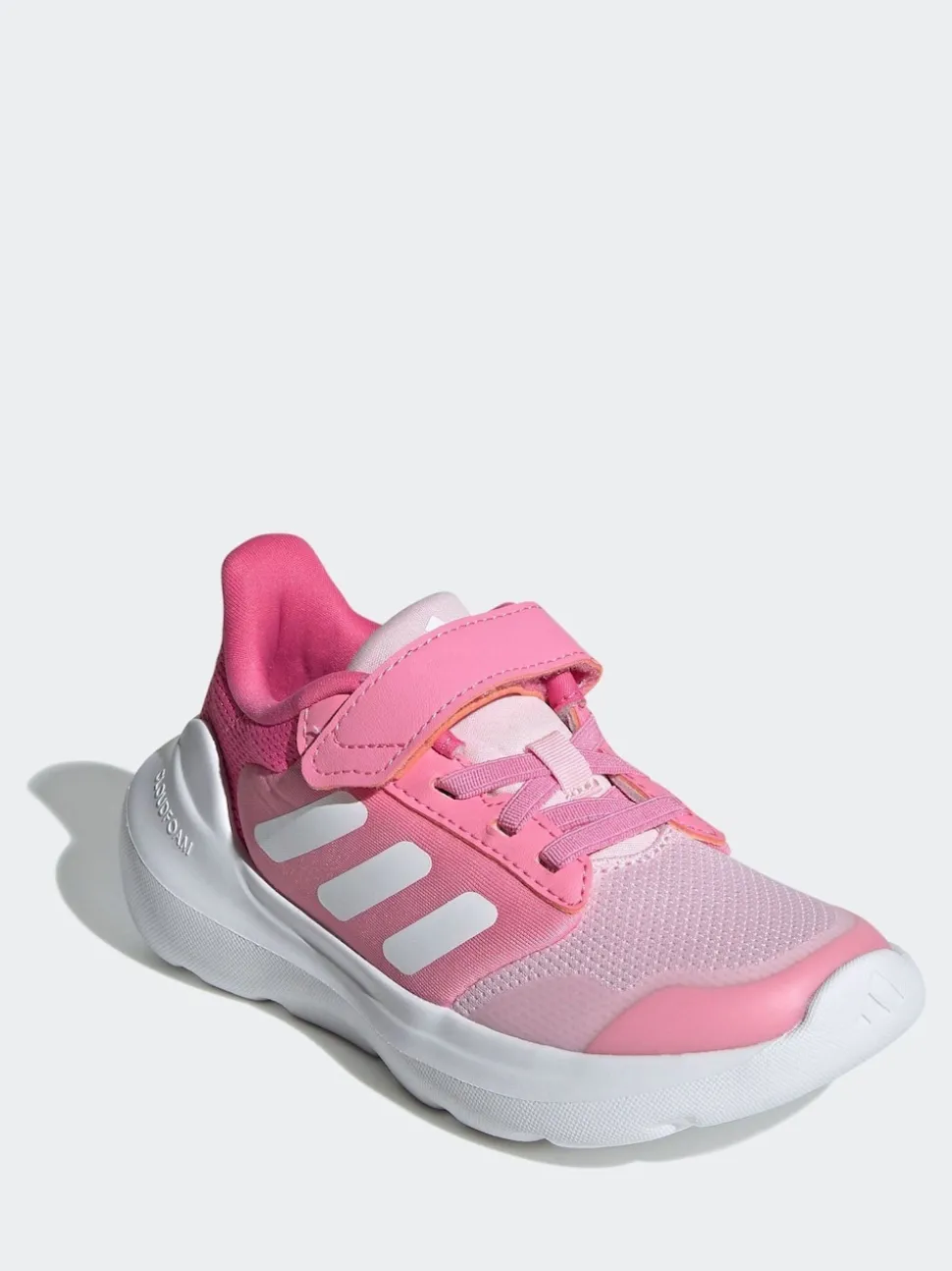adidas Pink Tensaur Run 2.0 Hook and Loop Kids Trainers