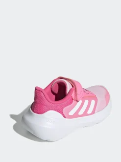 adidas Pink Tensaur Run 2.0 Hook and Loop Kids Trainers