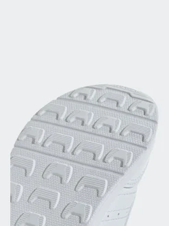 adidas Pink/White Tensaur Switch Hook and Loop Infant Trainers