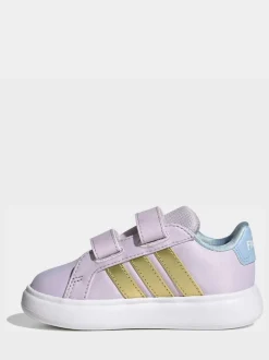 adidas Purple Disney Frozen Grand Court 3.0 Infant Trainers