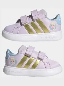 adidas Purple Disney Frozen Grand Court 3.0 Infant Trainers