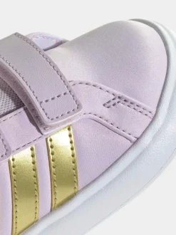 adidas Purple Disney Frozen Grand Court 3.0 Infant Trainers