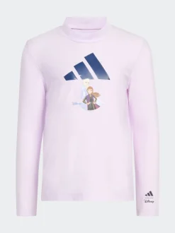 adidas Purple Disney Frozen Little Kids Rashguard Swim Top