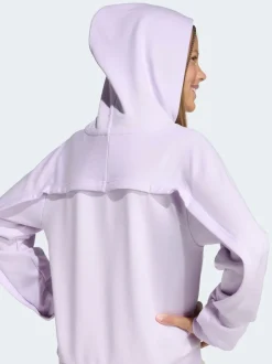 adidas Purple Glam Cropped Hoodie