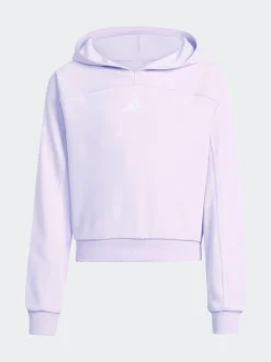 adidas Purple Glam Cropped Hoodie
