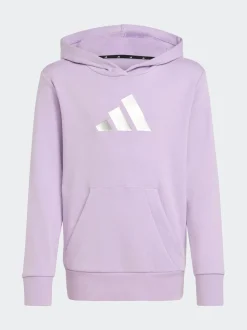 adidas Purple Glam Graphic Print Kids Hoodie