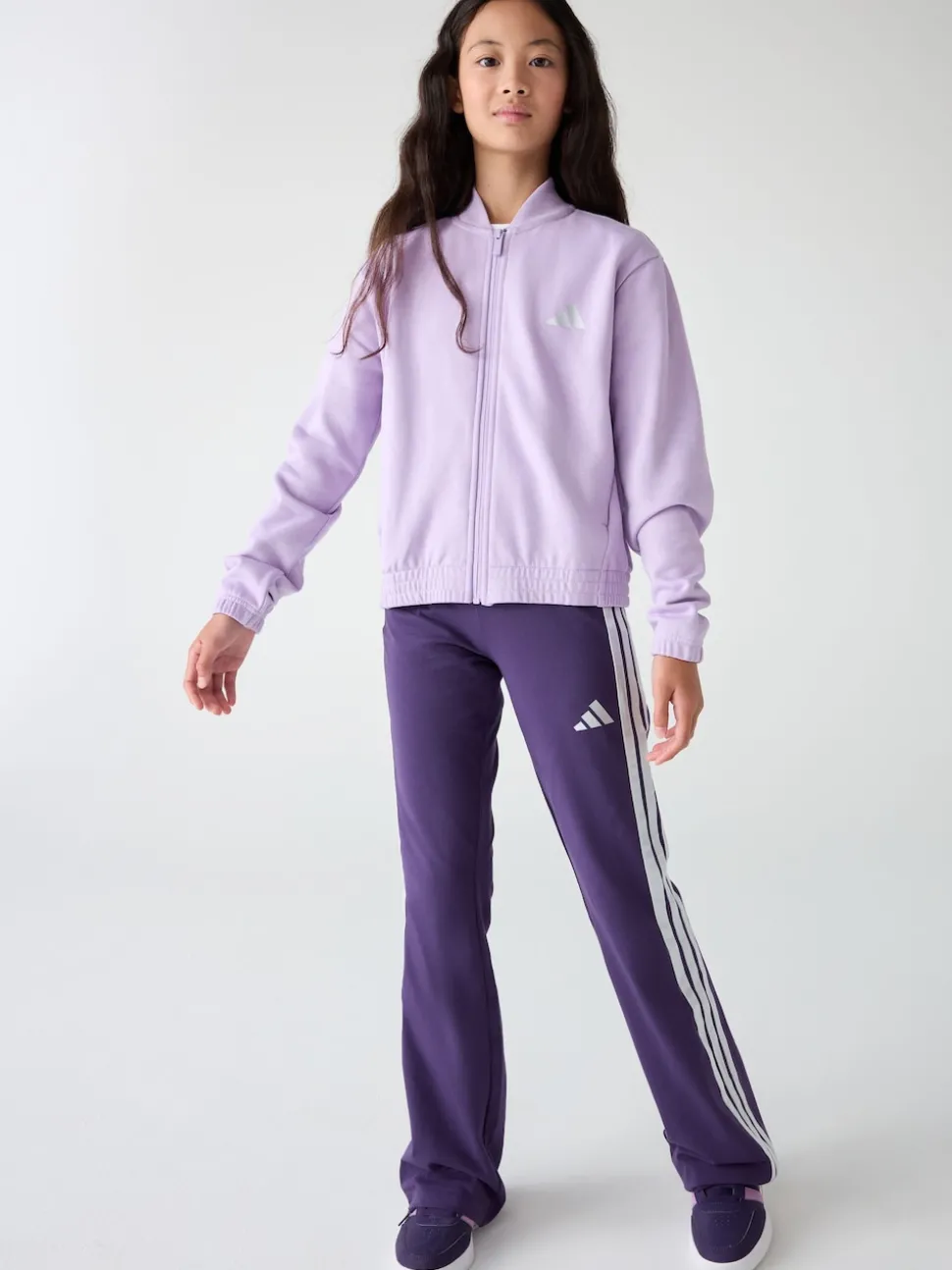 adidas Purple Glam Kids Tracksuit
