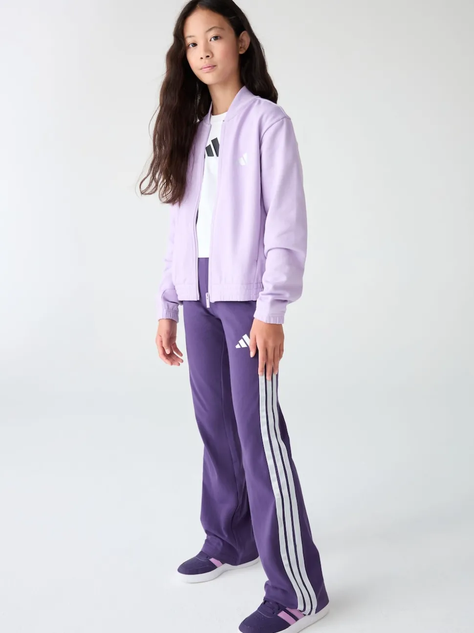 adidas Purple Glam Kids Tracksuit