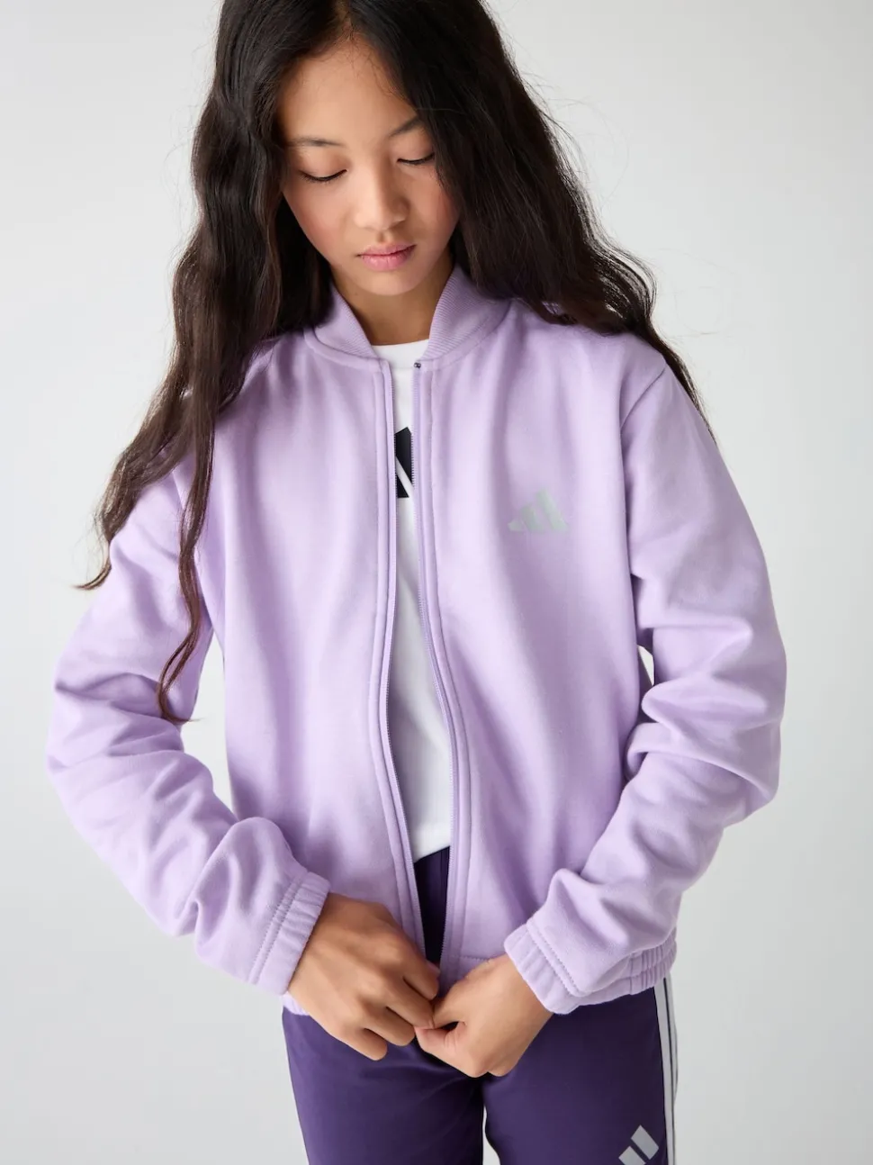 adidas Purple Glam Kids Tracksuit