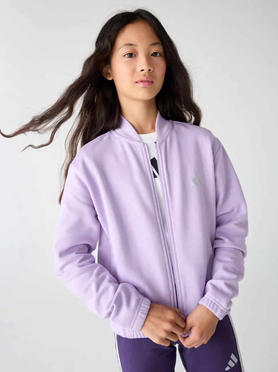 adidas Purple Glam Kids Tracksuit