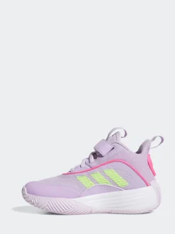 adidas Purple Ownthegame 3.0 Kids Trainers