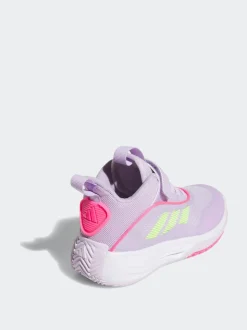 adidas Purple Ownthegame 3.0 Kids Trainers
