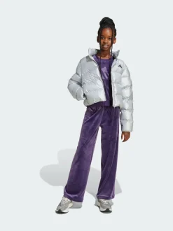 adidas Purple Seasonal Essentials Girl Holiday Pack Wide Leg Trousers