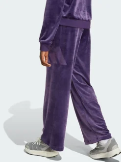 adidas Purple Seasonal Essentials Girl Holiday Pack Wide Leg Trousers