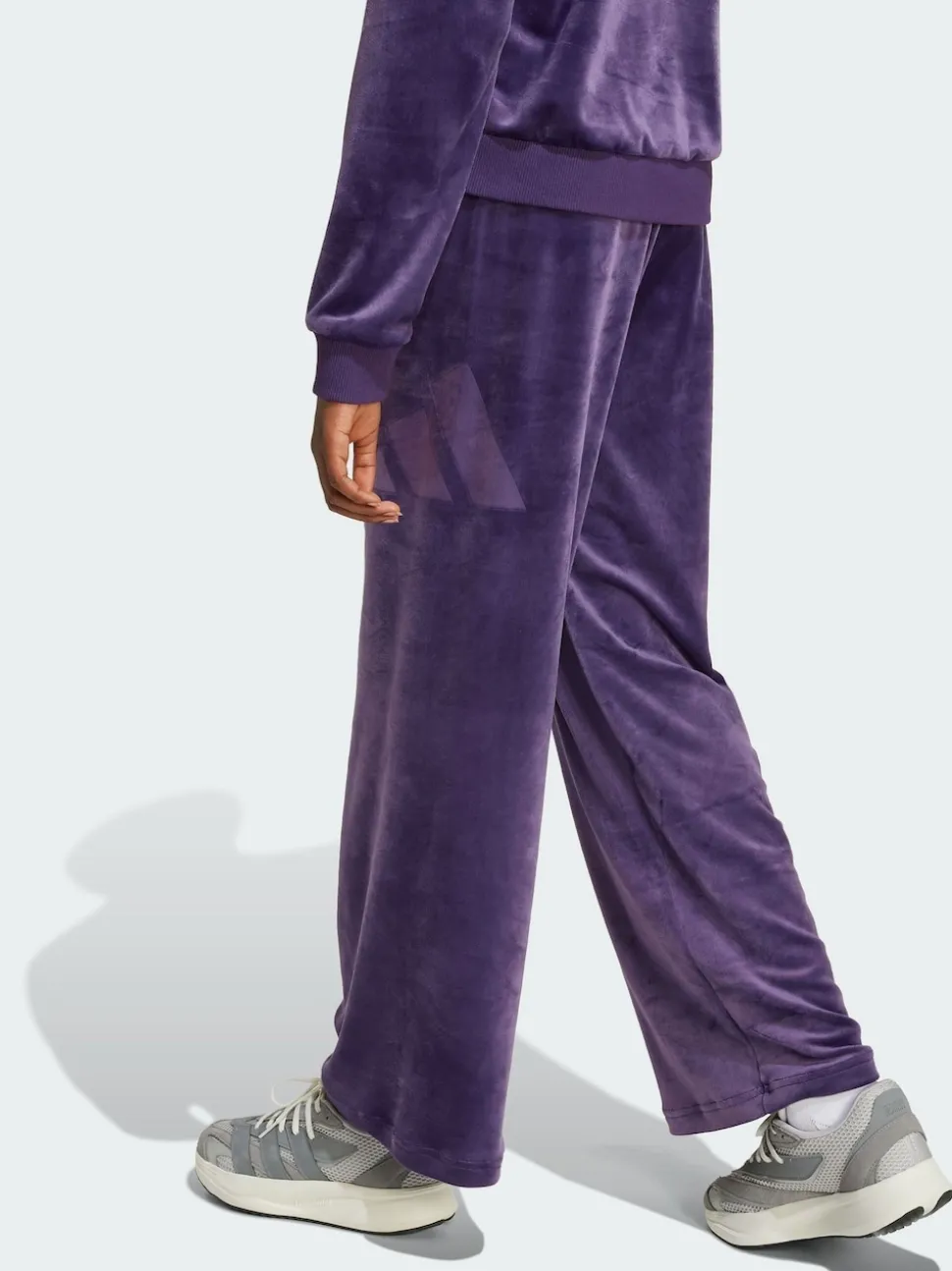 adidas Purple Seasonal Essentials Girl Holiday Pack Wide Leg Trousers