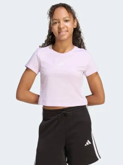 adidas Purple 3-Stripes Essentials Baby T-Shirt