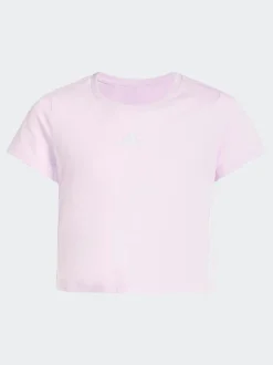 adidas Purple 3-Stripes Essentials Baby T-Shirt