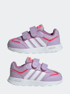 adidas Purple Tensaur Switch Hook and Loop Infant Trainers