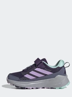 adidas Purple Terrex Trailmaker 2 Hook and Loop Hiking Kids Trainers