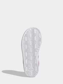 adidas Purple VL Court 3.0 Lace Kids Trainers