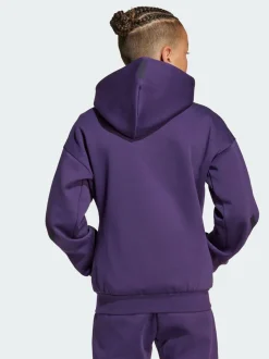 adidas Purple Z.N.E. Full-Zip Hooded Track Jacket