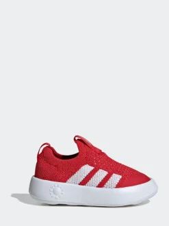 adidas Red Bubblecomfy Slip On Infant Trainers