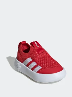 adidas Red Bubblecomfy Slip On Infant Trainers