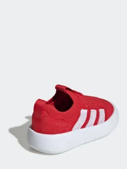 adidas Red Bubblecomfy Slip On Infant Trainers
