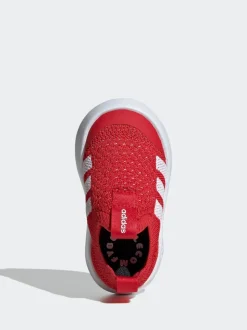 adidas Red Bubblecomfy Slip On Infant Trainers