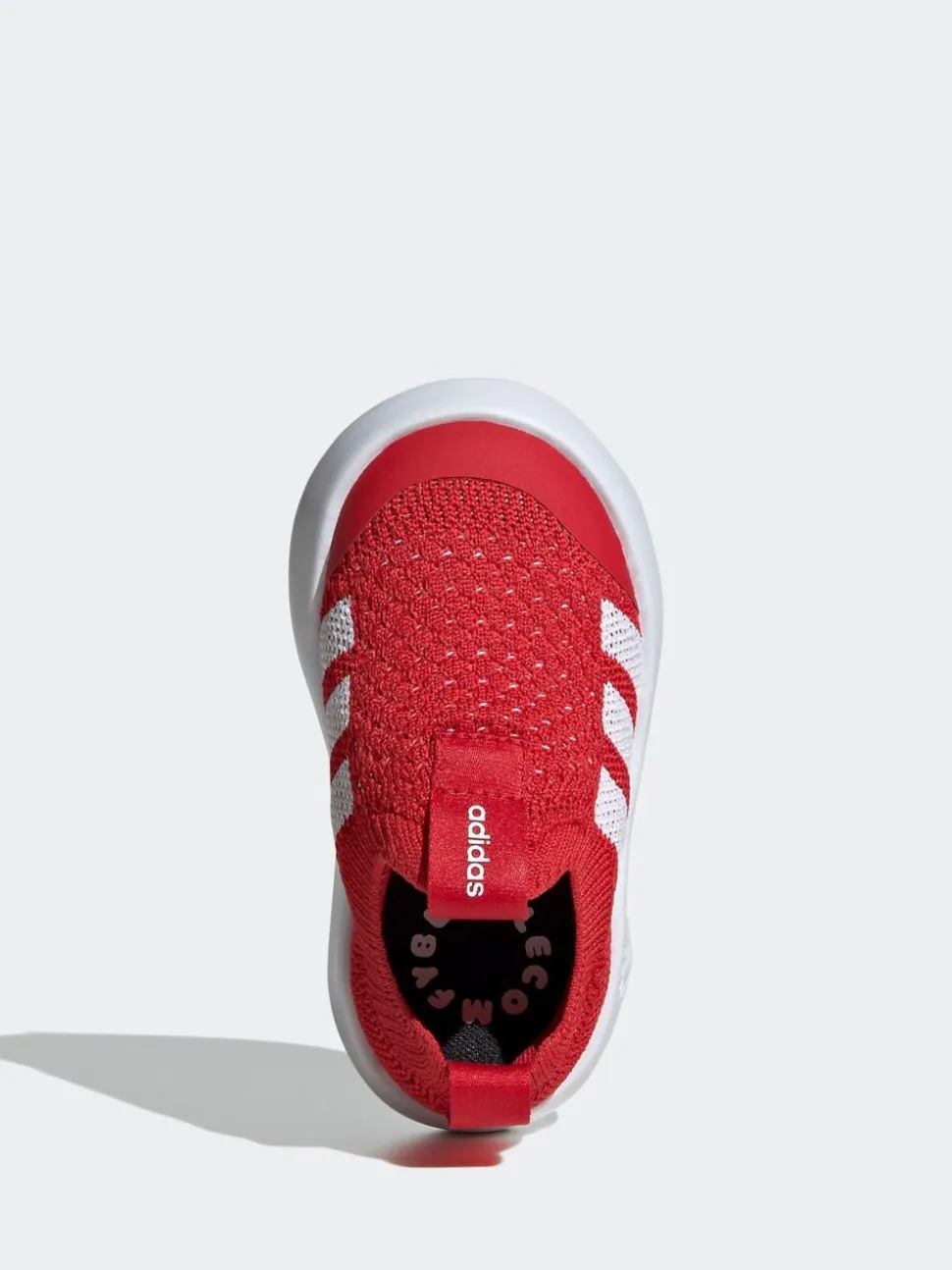 adidas Red Bubblecomfy Slip On Infant Trainers