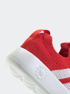 adidas Red Bubblecomfy Slip On Infant Trainers