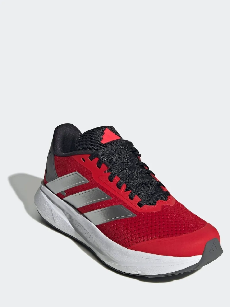 adidas Red Duramo SL Lace Running Junior Trainers