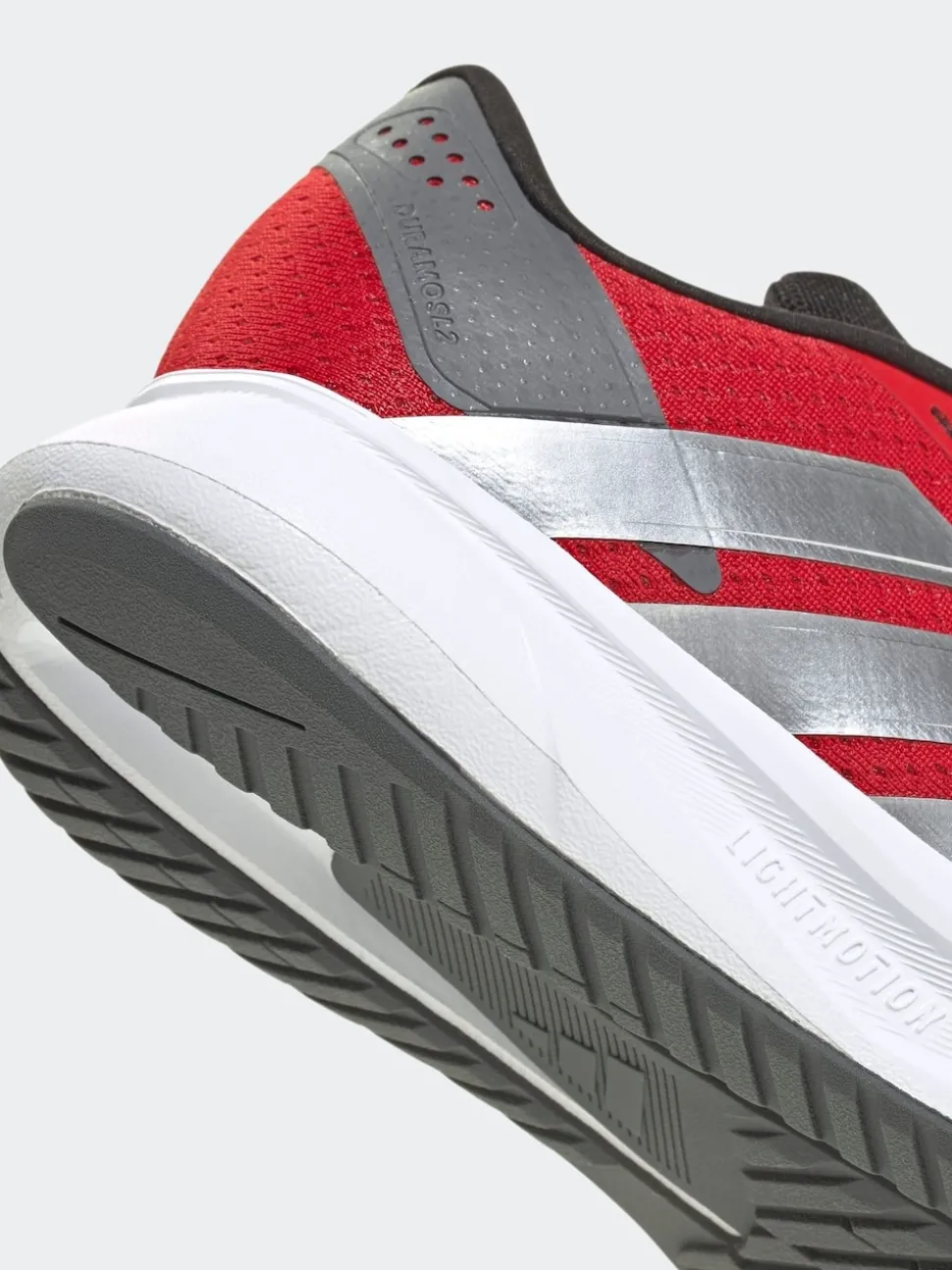 adidas Red Duramo SL Lace Running Junior Trainers