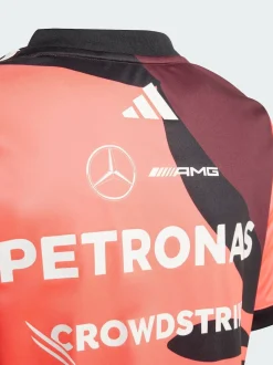 adidas Red Mercedes AMG Petronas Formula One Team Driver Jersey Replica Summer Pack T-Shirt