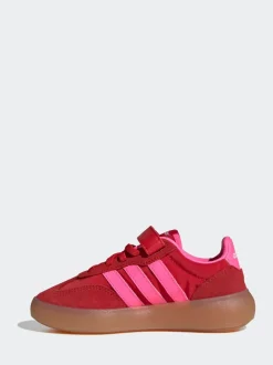 adidas Red/Pink Barreda Decode Elastic Lace Kids Trainers